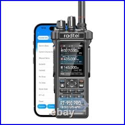 10W Long Range Handheld Transceiver, GPS/APRS Walkie-Talkie, AM/FM/CB/SW RX, Blu