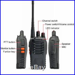 10 Baofeng BF-888S UHF Transceiver 5W Walkie Talkie Two-way Ham Radio +Earpiece