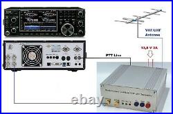 144mhz + 432mhz to 28mhz for ICOM IC-7610 Highly Stable Transverter VHF UHF 12W