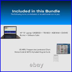 15 Acer Ham Radio Laptop 128GB SSD + 1TB 4GB RAM Ready-to-go Amateur Radio