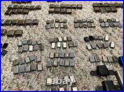 190 Vintage Radio Crystal Lot Ham Radio / CB Channels Assorted Freq's Most used