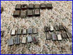 190 Vintage Radio Crystal Lot Ham Radio / CB Channels Assorted Freq's Most used