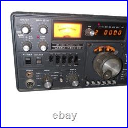 1979 Yaesu FT 101ZD HF SSB Hybrid Ham radio Transciever Lights Up! PARTS/REPAIR