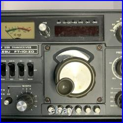 1979 Yaesu FT 101ZD HF SSB Hybrid Ham radio Transciever Lights Up! PARTS/REPAIR
