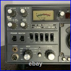1979 Yaesu FT 101ZD HF SSB Hybrid Ham radio Transciever Lights Up! PARTS/REPAIR