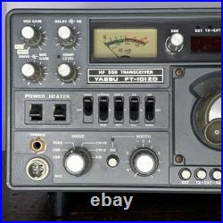1979 Yaesu FT 101ZD HF SSB Hybrid Ham radio Transciever Lights Up! PARTS/REPAIR