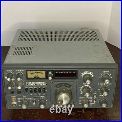 1979 Yaesu FT 101ZD HF SSB Hybrid Ham radio Transciever Lights Up! PARTS/REPAIR