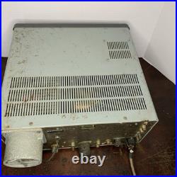 1979 Yaesu FT 101ZD HF SSB Hybrid Ham radio Transciever Lights Up! PARTS/REPAIR