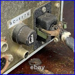 1979 Yaesu FT 101ZD HF SSB Hybrid Ham radio Transciever Lights Up! PARTS/REPAIR