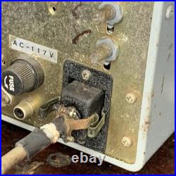 1979 Yaesu FT 101ZD HF SSB Hybrid Ham radio Transciever Lights Up! PARTS/REPAIR