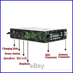 25W 12000 mAh Battery portable Mobile Ham Transceiver With Dual PTT Function
