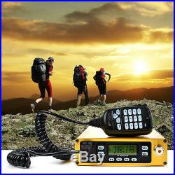 25W Dual Band Ham Radio 12000mAh Built-in Battery Packable Portable Transceiver