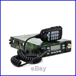 25W FM VHF/UHF Dual Band ham Amateur Car Mobile Radio Transceivers 12000 battery