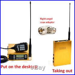 25W ham amateur radio transceiver with 12000 mAh battery built-in Dual-PTT Mic