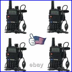 4Pack Baofeng UV-5R Two-way Radio VHF/UHF Dual Band Ham FM Transceiver