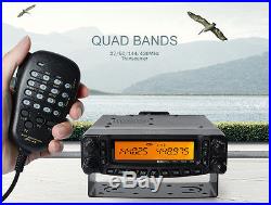 50Watt Quad Band Car Truck Mobile ham Radio Transceiver with Cross Band Repeat