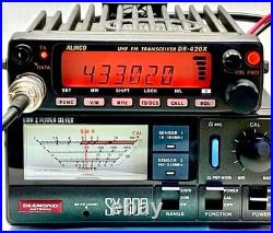 ALINCO DR-420HX 50W 430MHz Single Band Amateur Radio Transceiver Mic EMS-61 DC