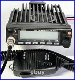 ALINCO DR-420HX 50W 430MHz Single Band Amateur Radio Transceiver Mic EMS-61 DC