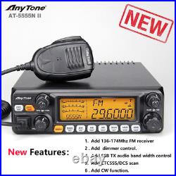 ANYTONE AT-5555N II Walkie Talkie AM/FM/SSB Mobile Receiver 11m Radio station ANYTONE AT-5555N II Walkie Talkie AM/FM/SSB Mobile Receiver 11m Radio station