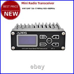 APRS AP-2 Mini Radio Transceiver VHF UHF 136-174MHz 400-480MHz Dual Band FM tps1
