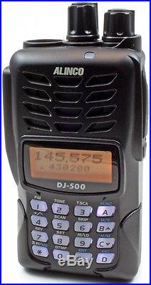 Alinco DJ-500T-144/444 Mhz Ham Radio Portable Transceiver 5 Watt Package F/S