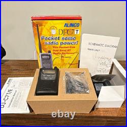 Alinco DJ-C7T Dual Band VHF/UHF 5W FM Ham Transceiver 1000CH Black. RARE