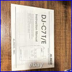 Alinco DJ-C7T Dual Band VHF/UHF 5W FM Ham Transceiver 1000CH Black. RARE