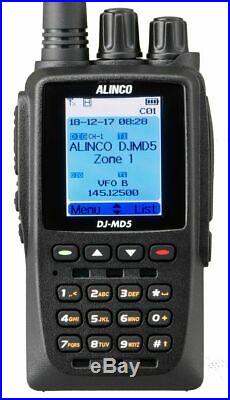 Alinco DJ-MD5T VHF/UHF (136-174/400-480MHz) DMR Digital and Analog Commercial HT