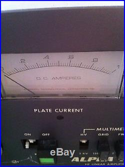 Alpha 76A Ham Radio Amplifier With Kenwood 2m Transceiver TR7800