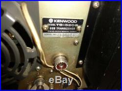 Amateur Radio Kenwood TS 520 S Series Transceivers with manual & plug
