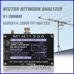 Antenna Analyzer Meter Tester MINI1300 4.3 Inch Digital Display Touching Screen