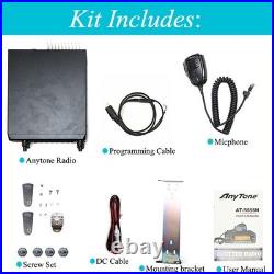 AnyTone 10 Meter Radio AT-5555N I, Mobile Rig with SSB/FM/AM/PA Mode for Truck