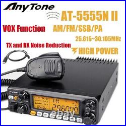 AnyTone AT-5555N II 10 Meter Radio Mobile Transceiver AM 60W FM 45W SSB 60W Mode