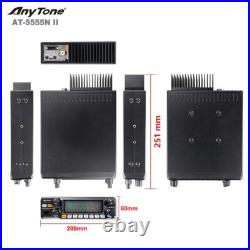 AnyTone AT-5555N II 10 Meter Radio Mobile Transceiver AM 60W FM 45W SSB 60W Mode