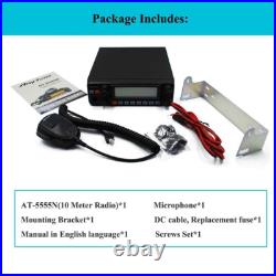 AnyTone AT-5555N II 10 Meter Radio Mobile Transceiver AM 60W FM 45W SSB 60W Mode