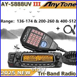 AnyTone AT-5888UV III Mobile Transceiver Tri-Band With programming cable AnyTone AT-5888UV III Mobile Transceiver Tri-Band With programming cable