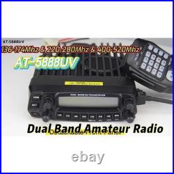 AnyTone AT-5888UV III Mobile Transceiver Tri-Band With programming cable AnyTone AT-5888UV III Mobile Transceiver Tri-Band With programming cable
