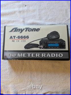 AnyTone AT-6666 Mobile Transceiver 10-Meter/CB withAM/FM/USB/LSB