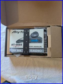 AnyTone AT-6666 Mobile Transceiver 10-Meter/CB withAM/FM/USB/LSB