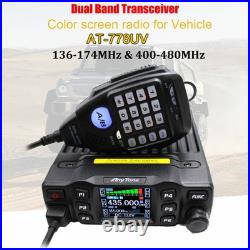 AnyTone AT-778UV 25W Ham Mobile Two Way Radio UHF VHF Dual Band Transceiver US