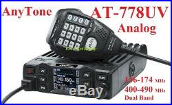 AnyTone AT-778UV Dual Band 137-174/400-490 25 W mobile radio US Seller
