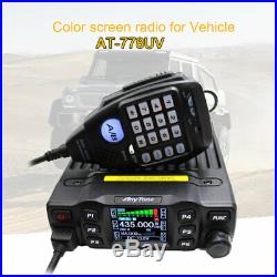 AnyTone AT-778UV Dual Band Transceiver Mobile Radio VHF&UHF 2 Way Radio + Cable
