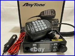 AnyTone AT-779UV VHF/UHF Analog 20W Mobile Radio with Antenna & Cable US Seller