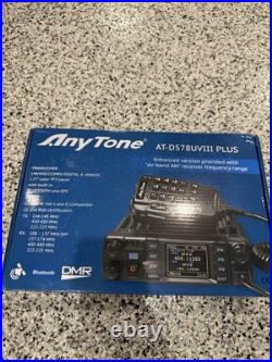 AnyTone AT-D578UVIII Plus BT Mobile Radio Transceiver with BT01 Bluetooth Mic AnyTone AT-D578UVIII Plus BT Mobile Radio Transceiver with BT01 Bluetooth Mic