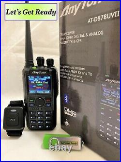 AnyTone AT-D878UV II Plus (New Version) With GPS, Bluetooth, APRS, US Seller