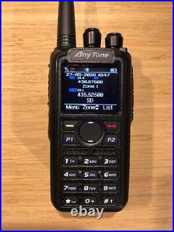 AnyTone AT-D878UV Plus DMR, APRS VHF-UHF, GPS, English and bluetooth ready