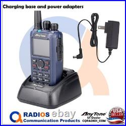 AnyTone AT-D890UV GPS DMR Analog UHF VHF Ham Radio FREE Accessories ATD890UV