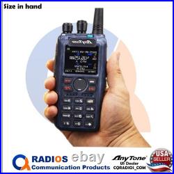 AnyTone AT-D890UV GPS DMR Analog UHF VHF Ham Radio FREE Accessories ATD890UV