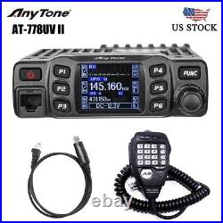 Anytone AT-778UV II 25W VHF UHF Ham Mobile Two Way Radio VOX Mini Transceiver US