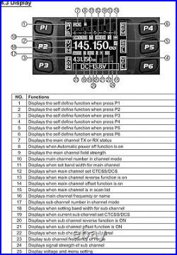 Anytone AT-778UV II 25W VHF UHF Ham Mobile Two Way Radio VOX Mini Transceiver US